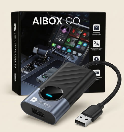 DashNova AIBOX GO mit Verpackung