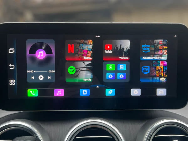Die Startseite der AIBOX GO mit allen Apps